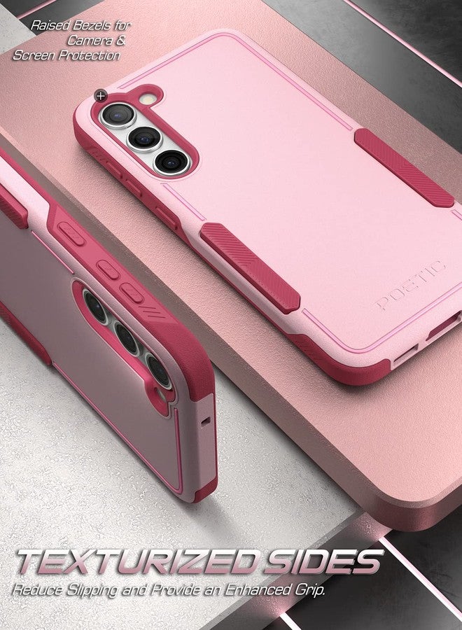 Poetic Neon Series Case Compatible with Galaxy S23 Plus 5G 6.7 inch, Dual Layer Heavy Duty Tough Rugged Lightweight Slim Shockproof Protective Cover Case, Light Pink - Image 3